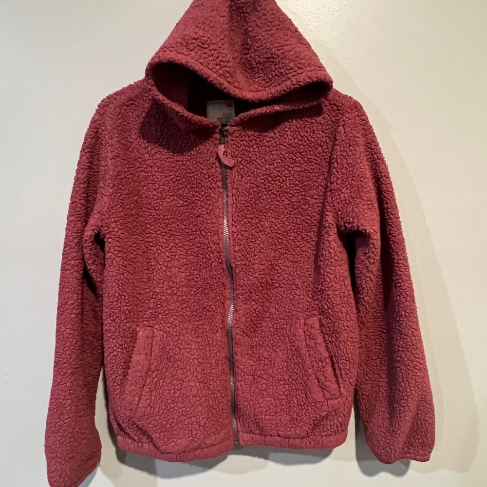So brand, pink Sherpa. Used and in good condition!
